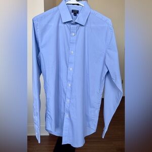 Flex Performance Dress Shirt by J. Crew Factory. Sky Blue, Medium.